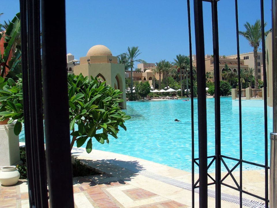 Der Blick durch die Dusche Makadi Palace