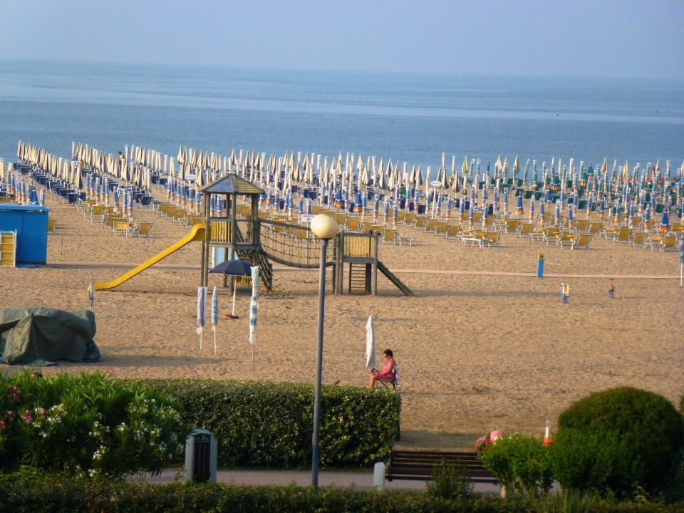 Blick vom Balkon Hotel Palace