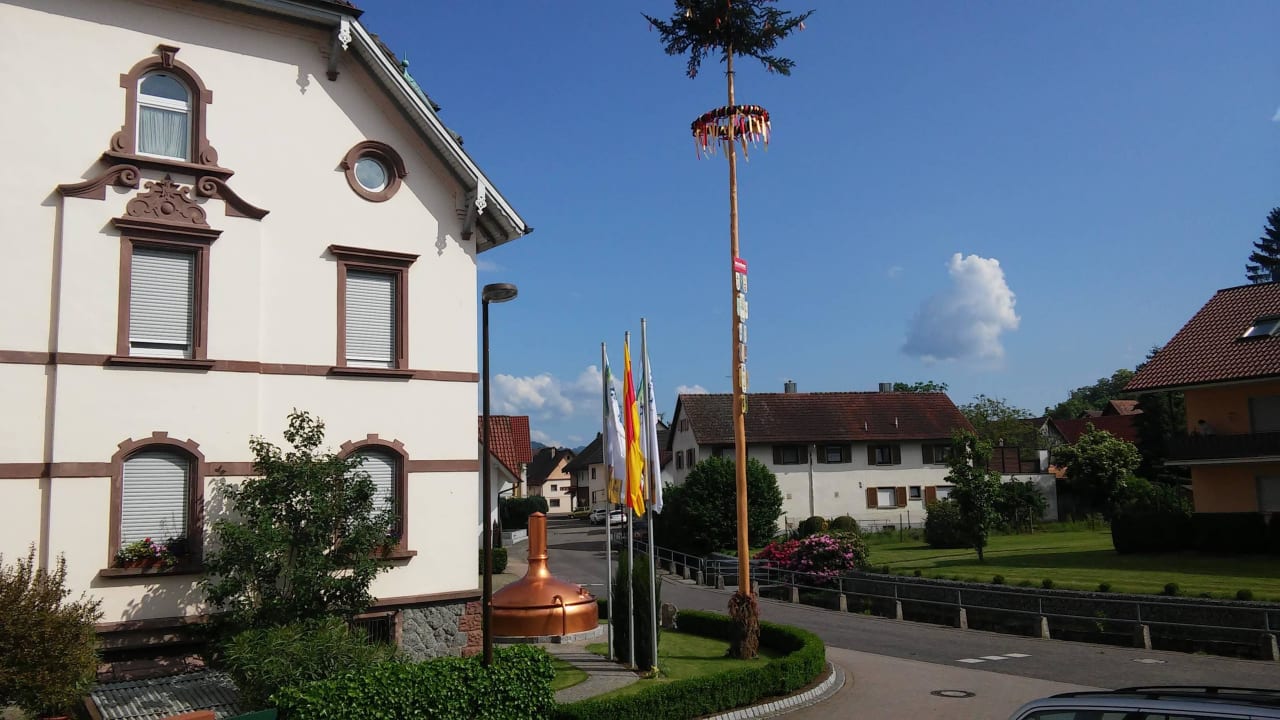 Vom Eingang aus Gasthof Bauhöfer's Braustüb'l