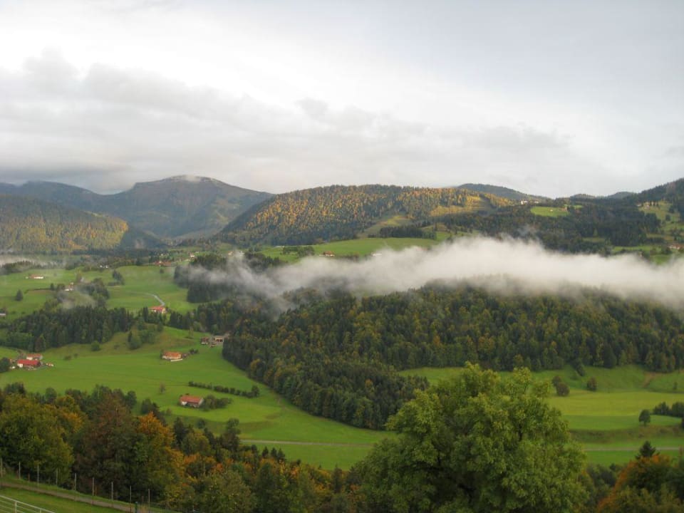 Aussicht vom Balkon Bergkristall - Mein Resort im Allgäu