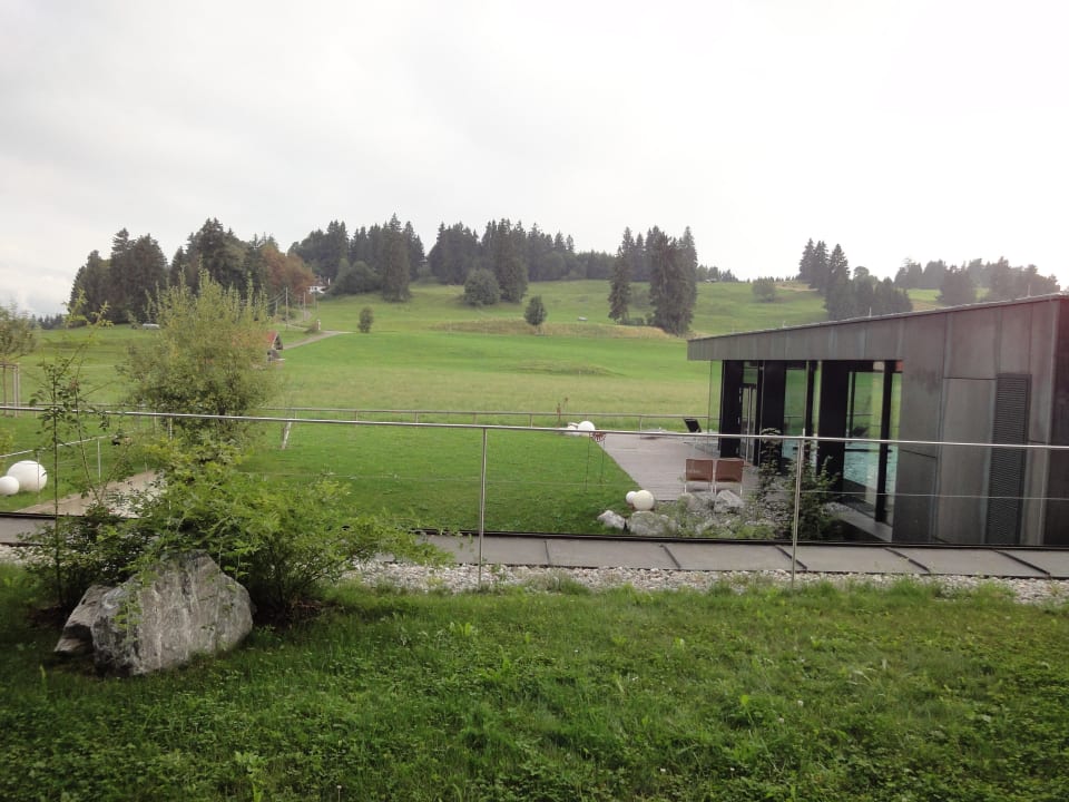 Blick von unserer Terrasse Hotel Kaufmann
