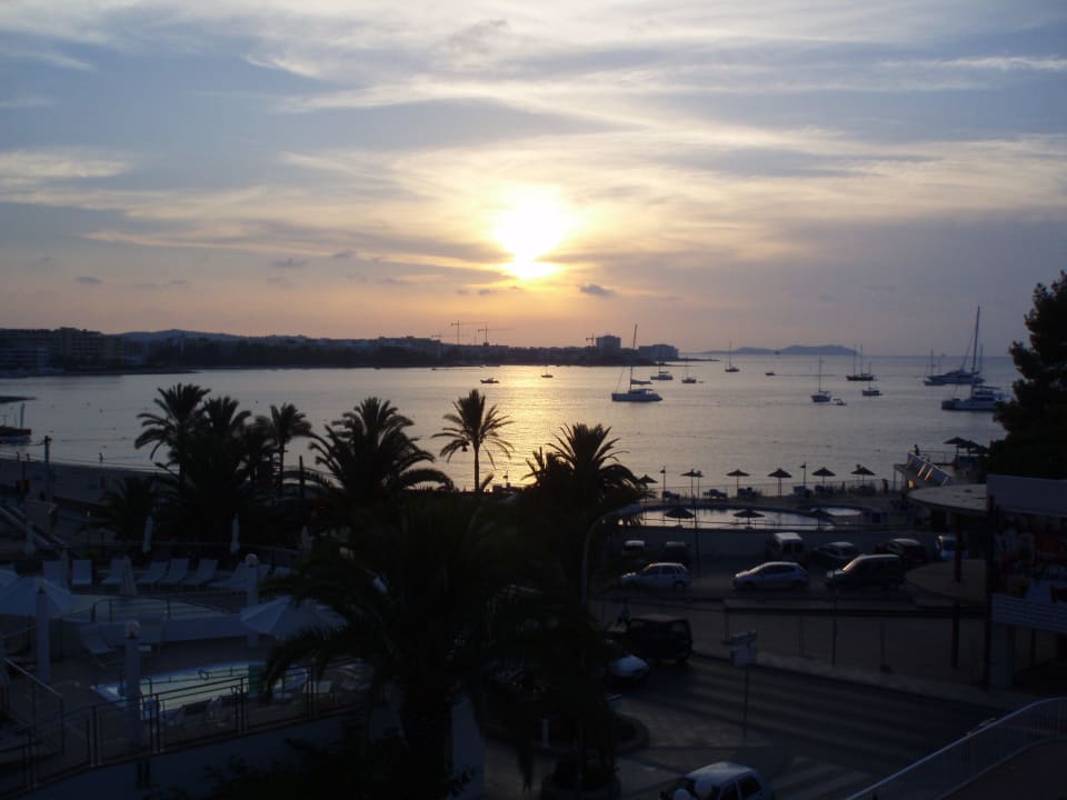 Von unserem Balkon Zimmer 231 Hotel Osiris