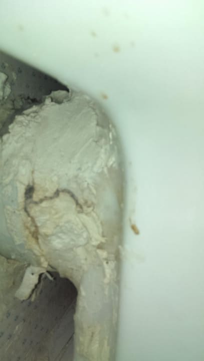 Ungeputzte, schmutzige Toilette Ghazala Gardens