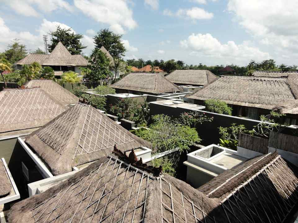 Ausblick auf die Villas von oben Hotel Abi Bali Resort and Villa