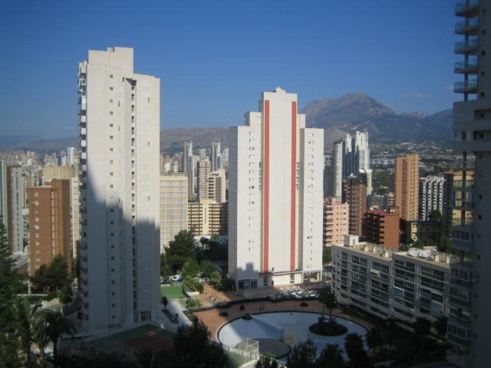Blick vom Balkon Hotel Benidorm East by Pierre & Vacances