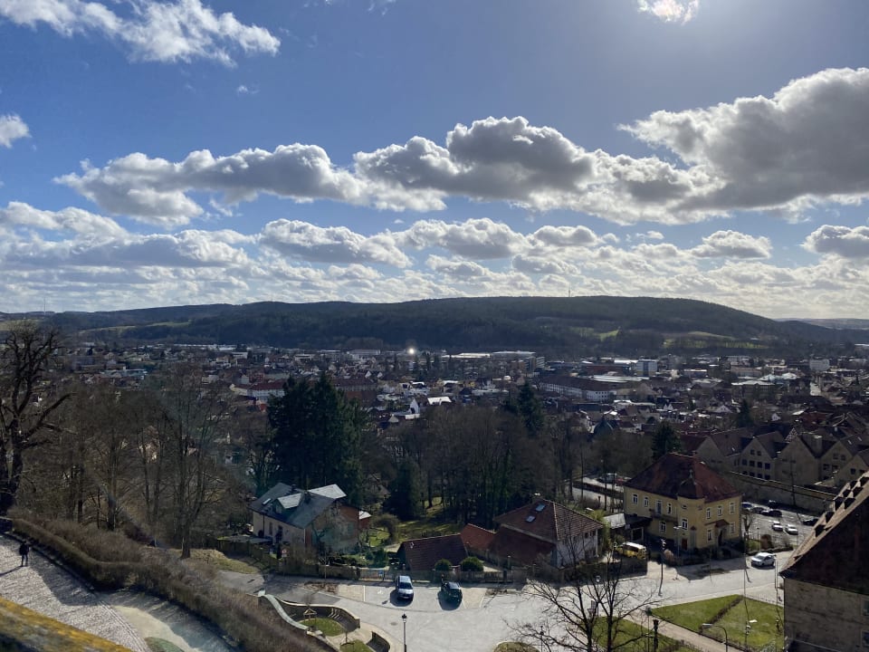 Ausblick JUFA Hotel Festung Rosenberg Kronach