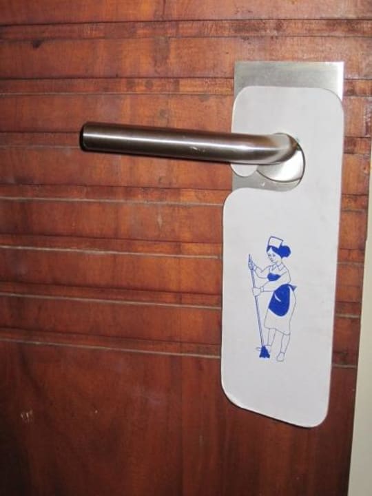 Zimmerschild "putzen" Mermaid Hotel & Club