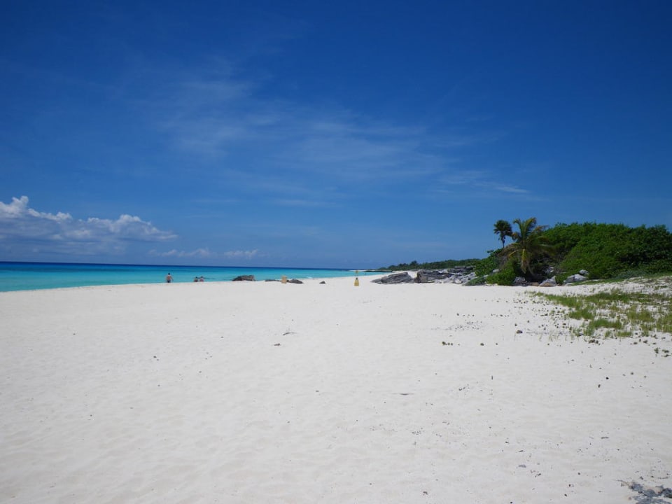 Einsamer Strand Hotel Riu Tequila