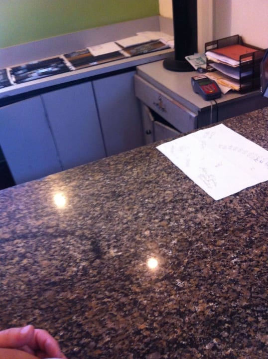 Tresen der Rezeption Puerto Plata Village