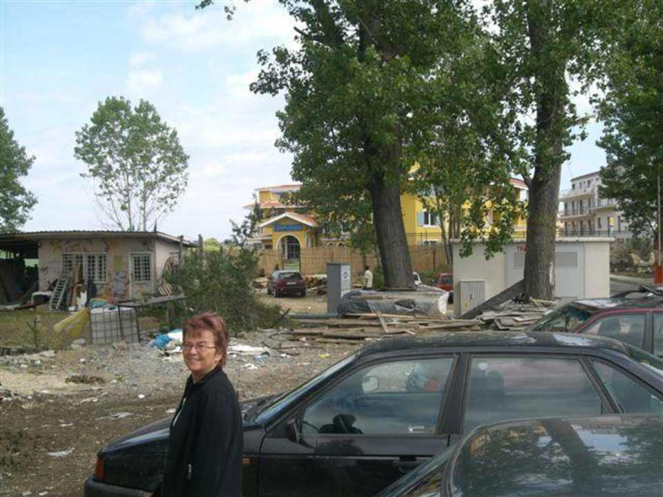 Hoteleinfahrt Blue Orange Beach Resort