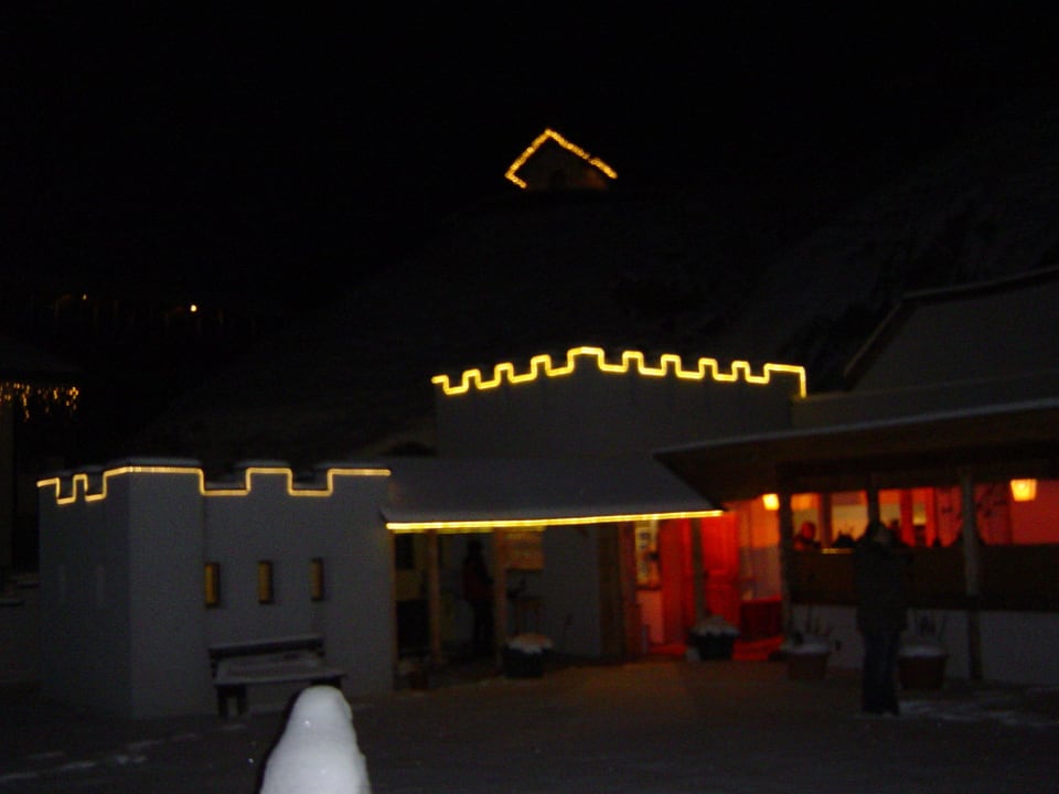 Schön beleucht. Weihnachtsschlössl Das Schlössl