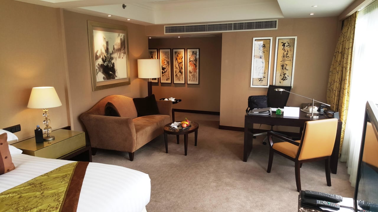 Jr. Suite mit "partial harbour view" Hotel InterContinental Hong Kong