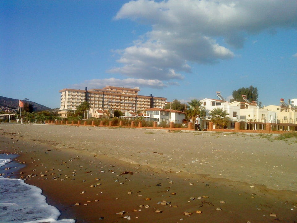 Blick vom Strand Hotel Ephesia