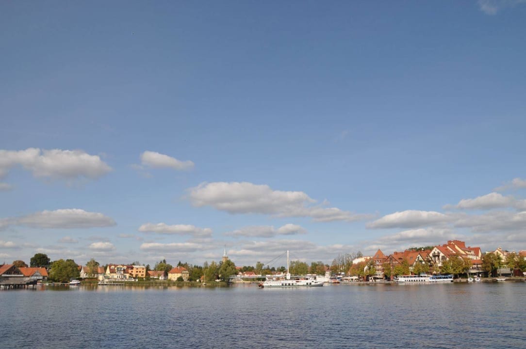 Mikołajki widziane z hotelu Mikołajki Hotel Mikołajki