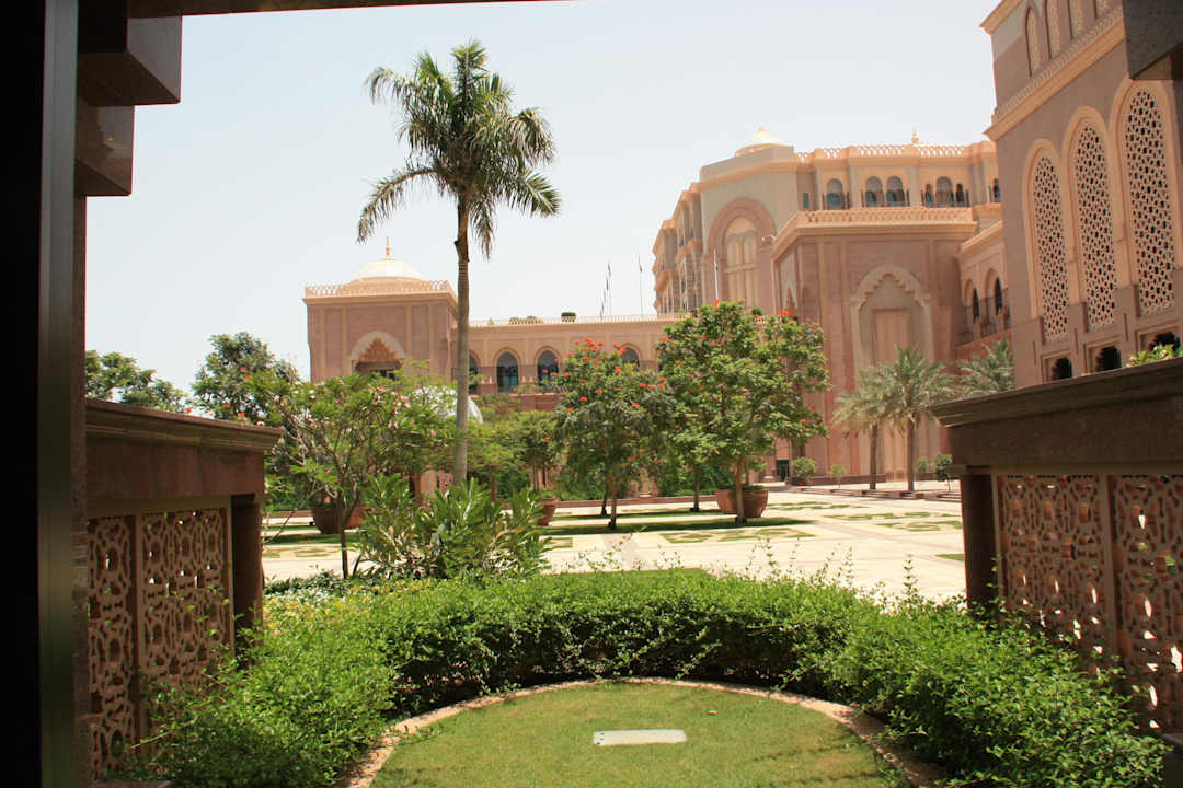 Blick von der Terrasse Emirates Palace Mandarin Oriental