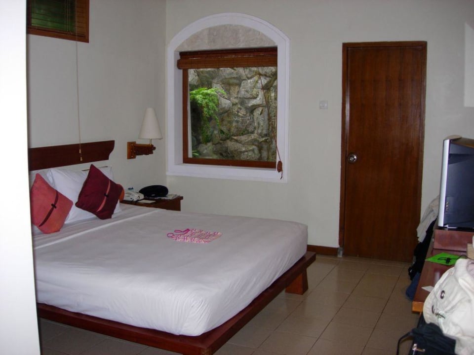 Zimmer mit Blick auf das Bad Bali Mandira Beach Resort & Spa