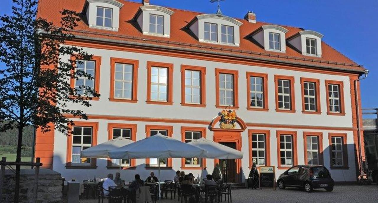 Terrasse Schloss Geisa