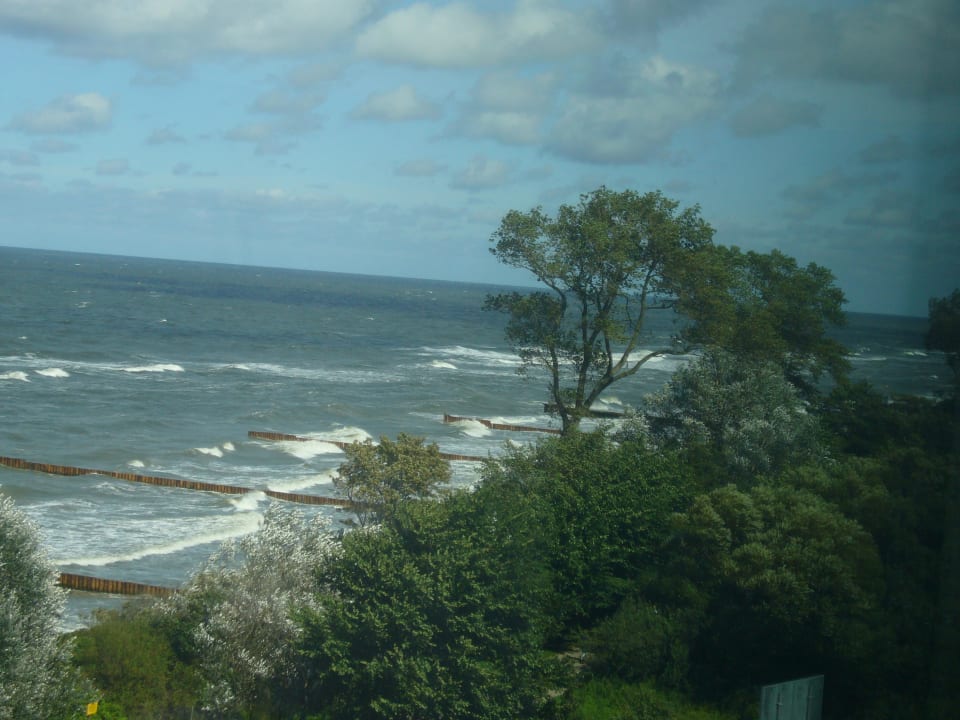 Blick von der Hotel-Bar Marine Hotel by Zdrojowa