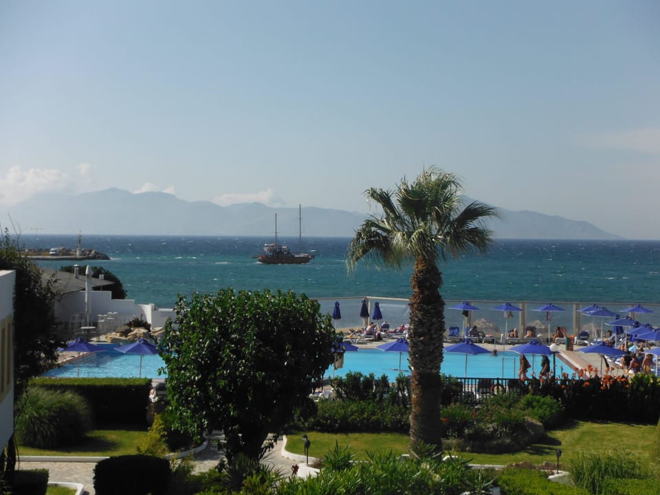Von Restaurantterrasse Mastichari Bay Hotel