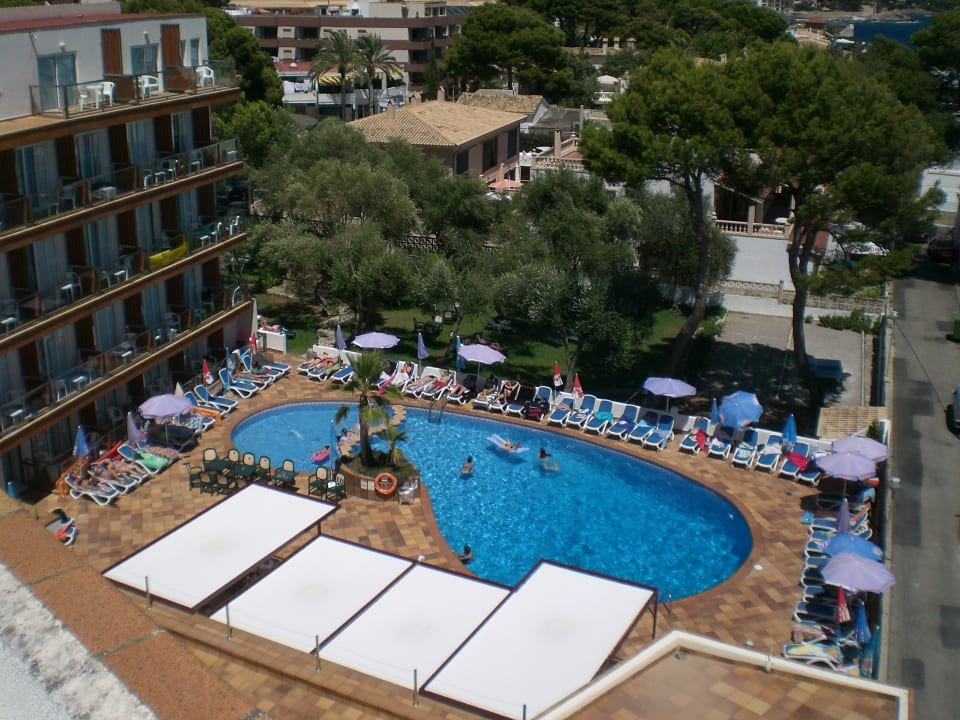 Blick vom Balkon Hotel Clumba