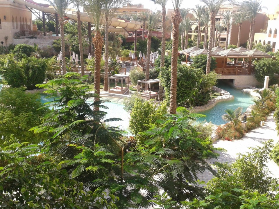 Panoramablick aus der Juniorsuite Grand Waterworld Makadi & Family Star Makadi