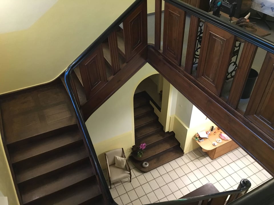 Treppenhaus Bahnhofs Hotel Quakenbrück