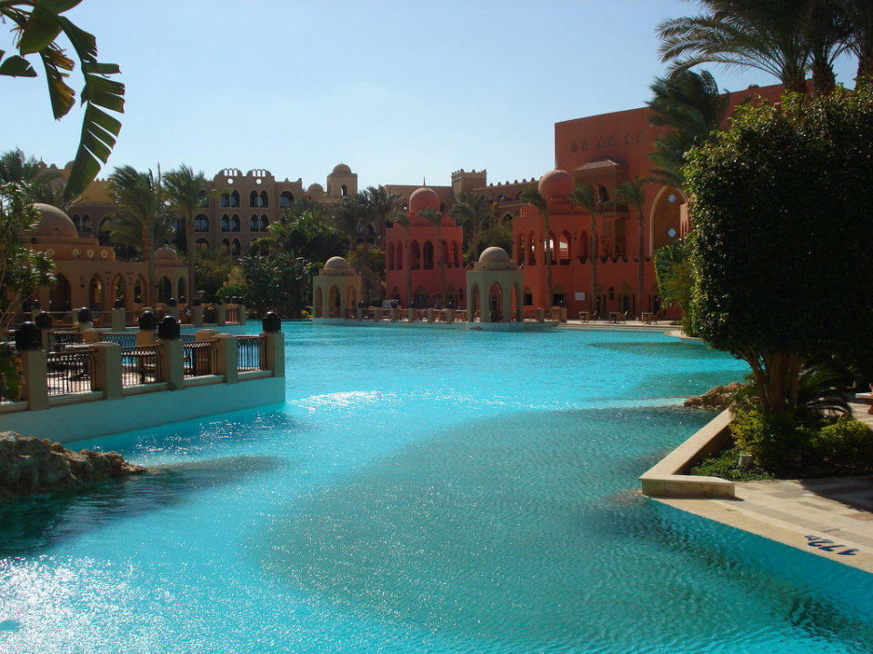 Obere Poolanlage beim Joker Club Makadi Palace