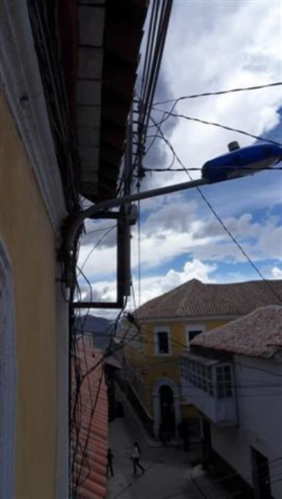 Aussicht in Richtung Zentrum Hotel La Casona Potosi