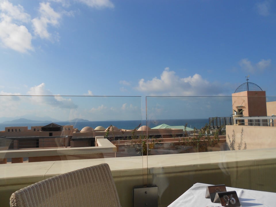 Aussicht vom Aussenbreich des Restaurants Atlantica Belvedere Resort