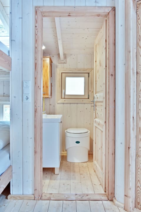 Waschraum Baumpalast Baumhaushotel Rosenberg