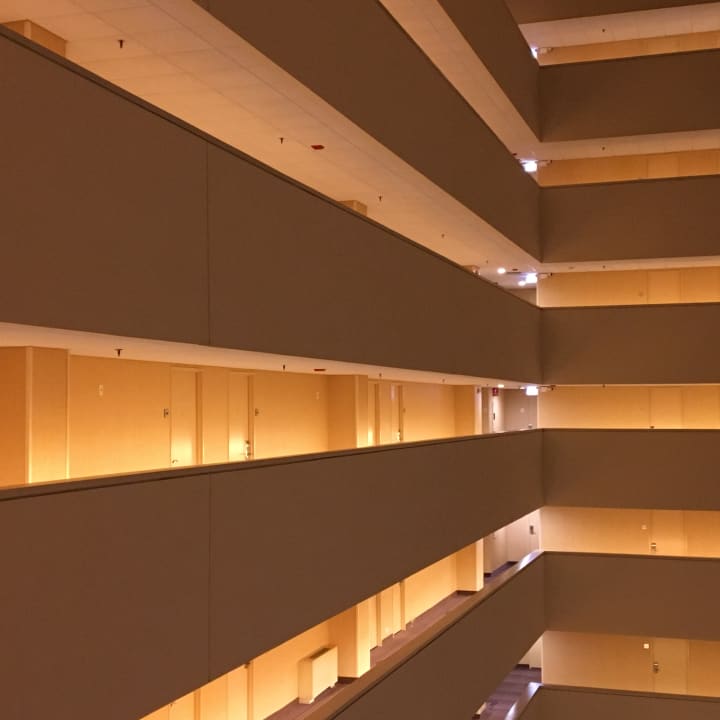 "Treppenhaus" Holiday Inn Chicago Mart Plaza River North