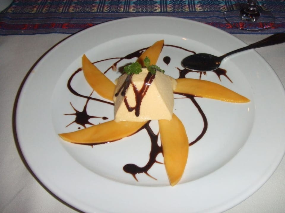 Ein Dessert im Champa Coco Beach Resort