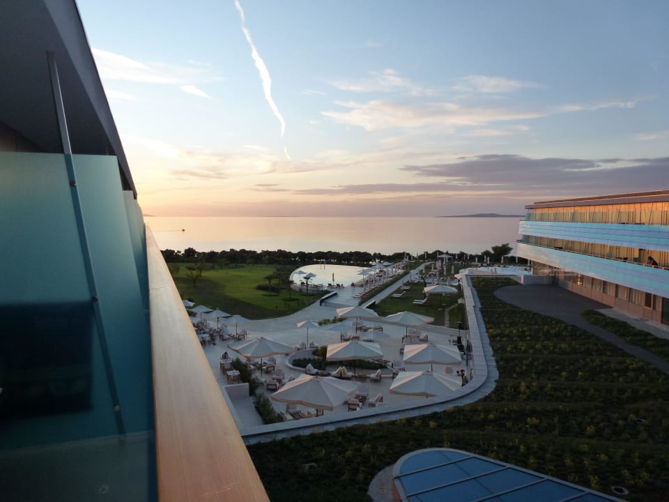 Ausblick von 3. Stock mit seitlichem Meerblick Falkensteiner Hotel & Spa Iadera