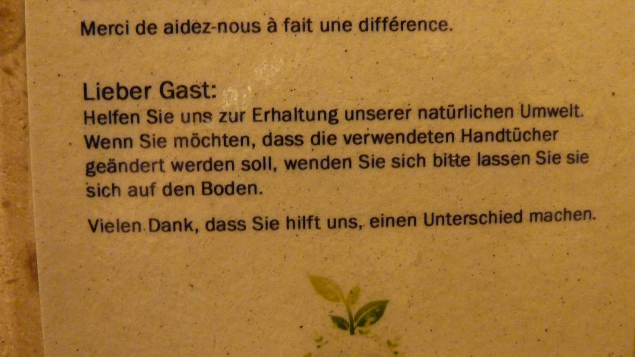 Man kann es trotzdem verstehen :-) Hotel Mayaland