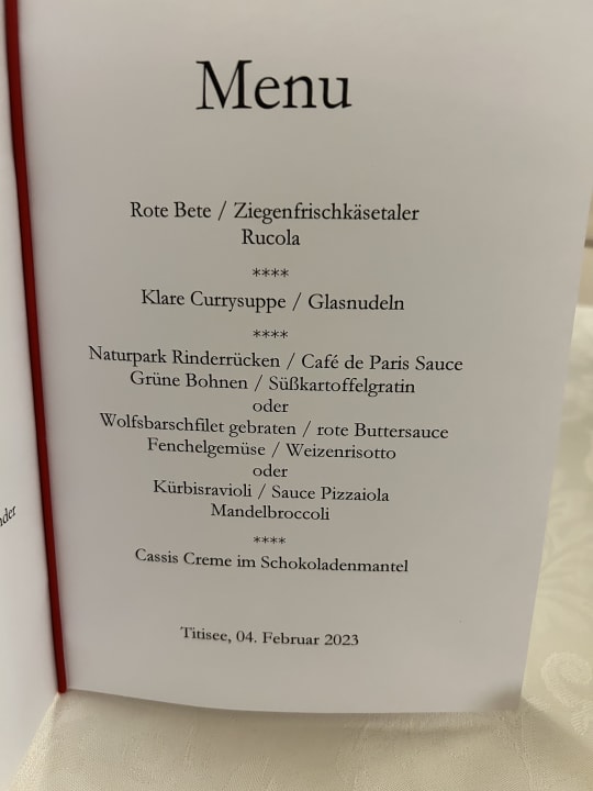 Gastro Treschers Schwarzwald Hotel