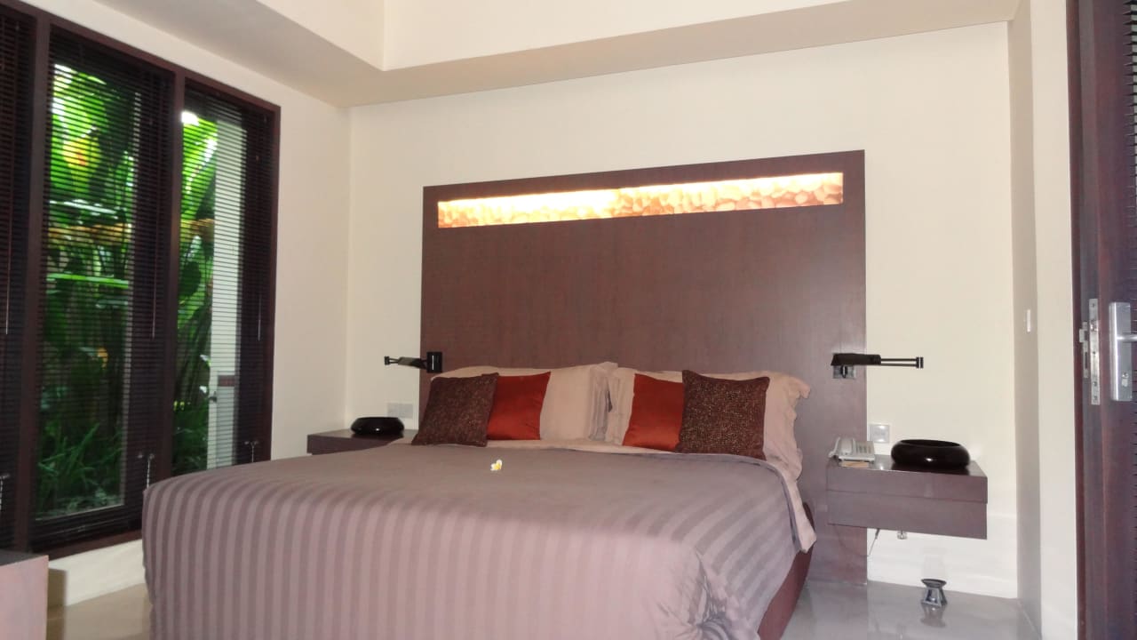 Eines der Schlafzimmer in unserer Villa The Ahimsa Beach