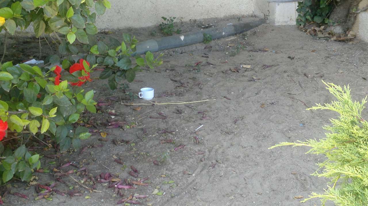 Überall Geschirr, überall! Mahdia Beach & Aquapark