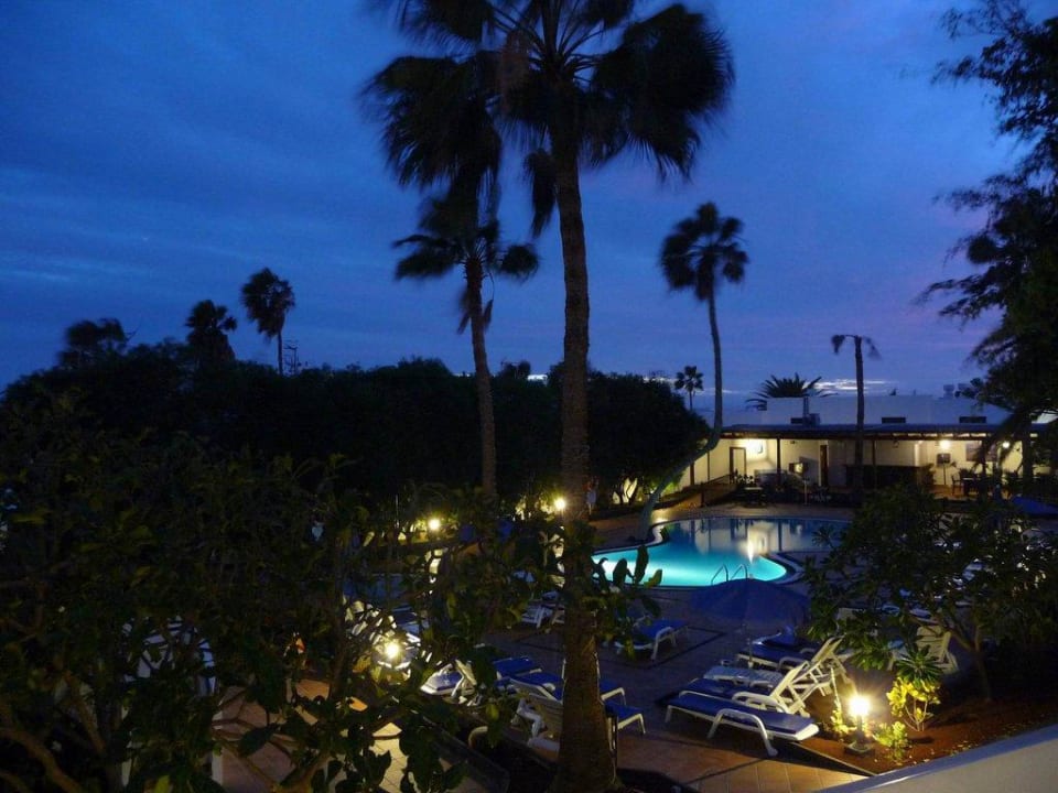 Blick vom Balkon Hotel Fayna