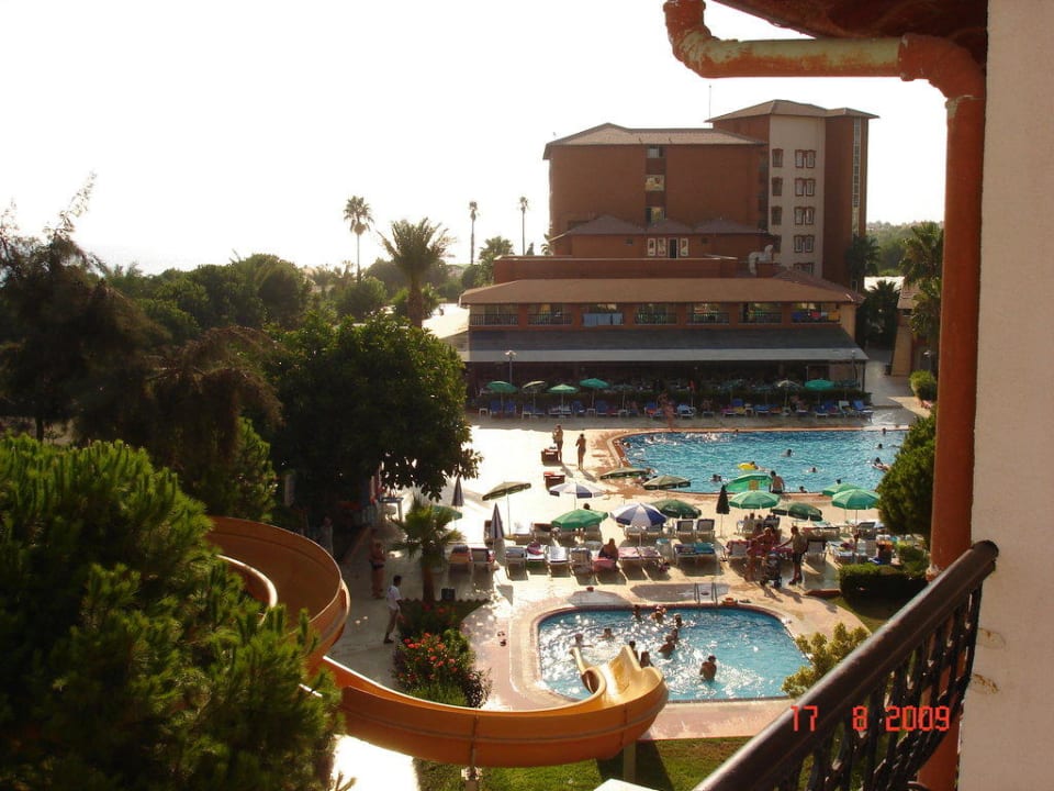 Ausblick vom Balkon Club Turtas Beach Hotel