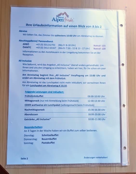 Sonstiges Hotel Alpenfriede