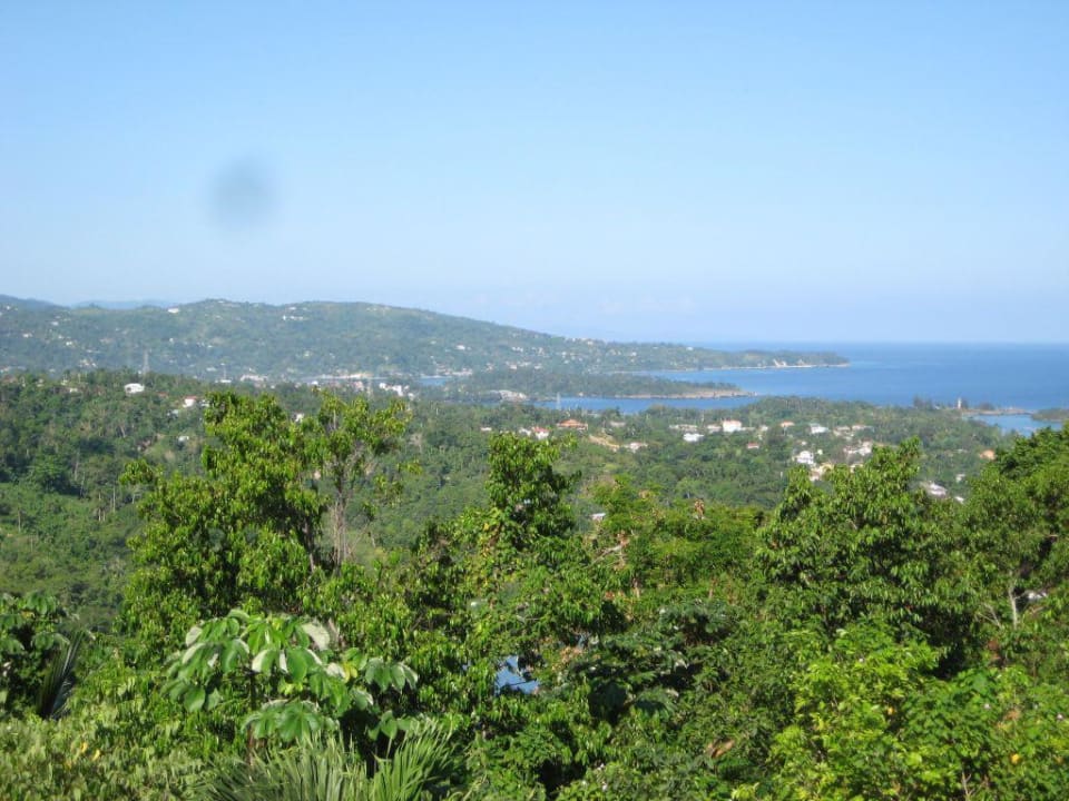 Blick auf Port Antonio Hotel Mockingbird Hill