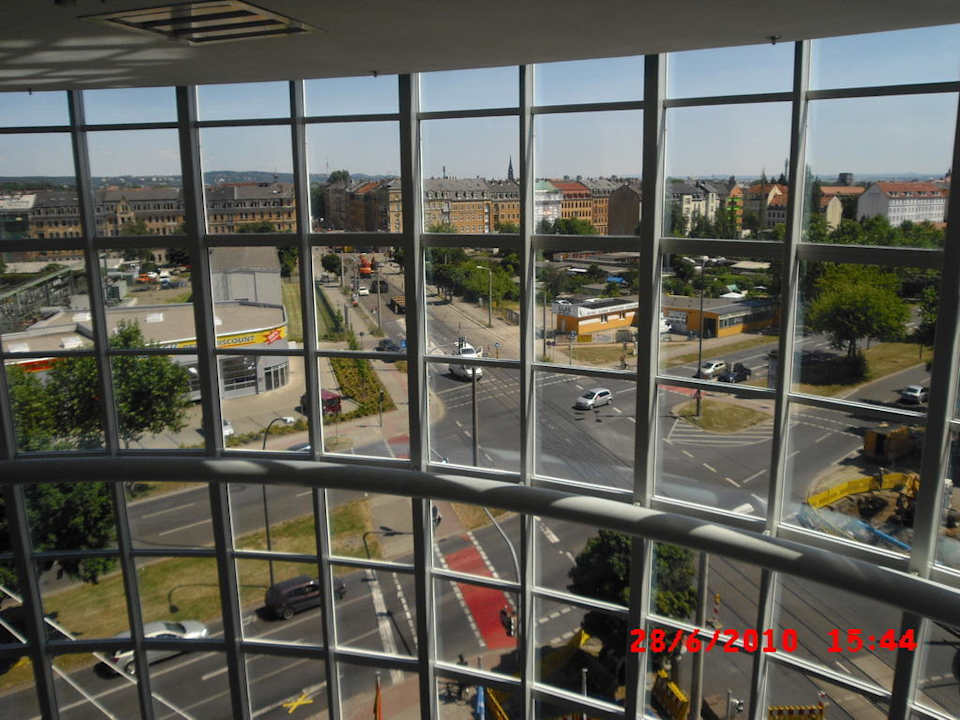 Blick vom 6. Stock NH Dresden Neustadt