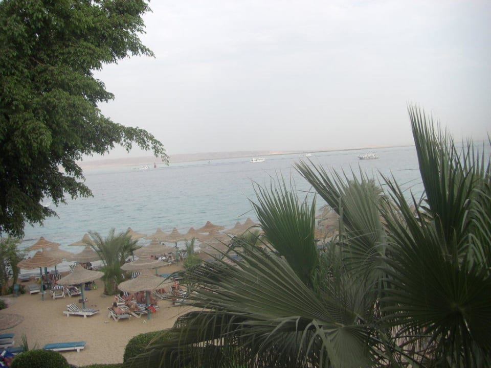 Strandblick vom Balkon Bella Vista Resort Hurghada