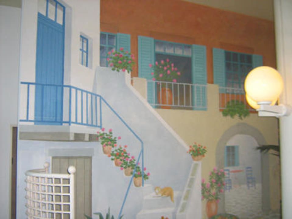 Wandbild in der Lobby Ostsee-Hotel