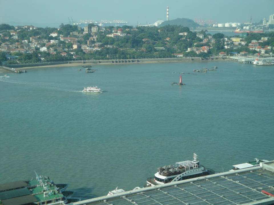 View to Gulangyu Island from room #2222 Hotel Swiss Grand Xiamen