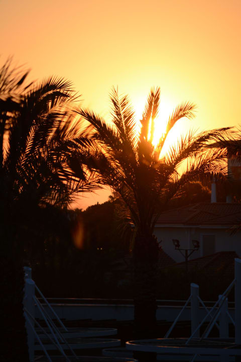 Sonnenuntergang Sunis Kumköy Beach Resort Hotel & Spa