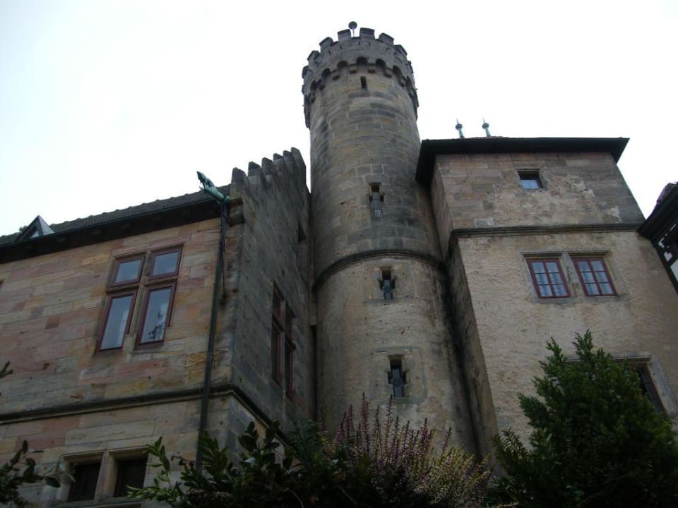 Schlosshof Rehbergers im Schloss Hohenstein - ein Romantik Hotel