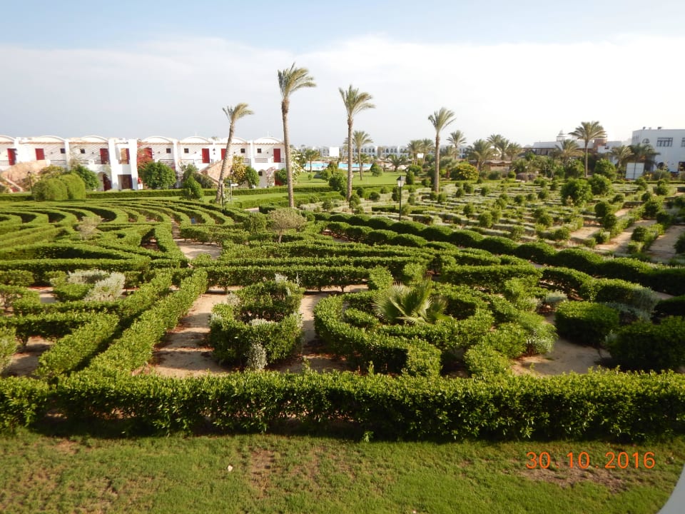 Blick Richtung Pool Hotel Gorgonia Beach Resort