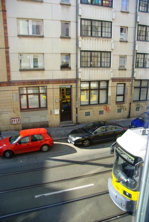 Vom Zimmer hier die gute Straßenbahn Hotel AMANO