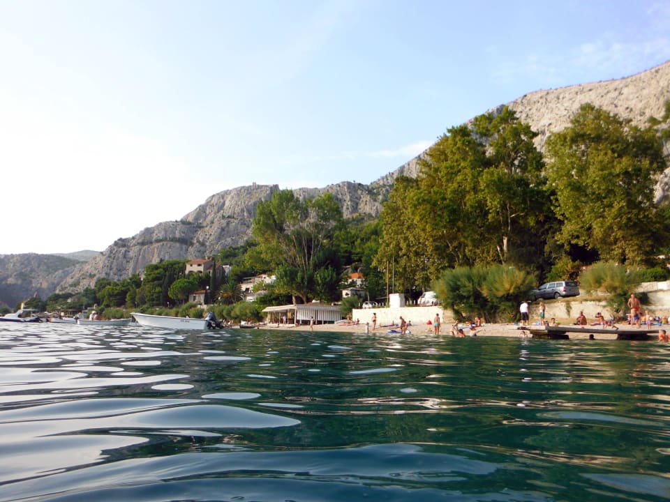 Widok na plażę przy Hotelu Brzet Hotel Brzet